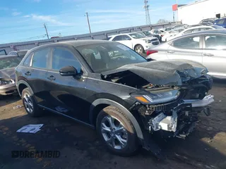 2023 Honda HR-V LX with VIN 3CZRZ1H39PM708833, listed as a IAAI auction lot 41825121 with 21,395 mi miles and . Bid and sale history available at DreamBid. Image 1.