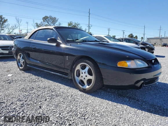 1996 Ford Mustang Cobra with VIN 1FALP46V6TF230703, listed as a Copart auction lot 81772064 with 33,428 mi miles and Non repairable. Bid and sale history available at DreamBid. Image 4.