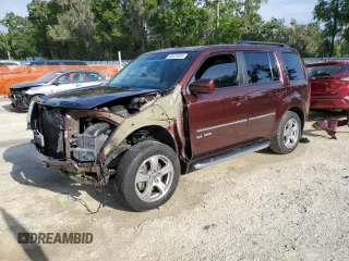 2012 Honda Pilot EX-L with VIN 5FNYF4H7XCB014245, listed as a Copart auction lot 53675825 with 103,747 mi miles and Salvage title. Bid and sale history available at DreamBid. Image 1.