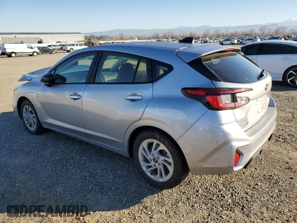 2024 Subaru Impreza with VIN JF1GUABC4R8902557, listed as a Copart auction lot 89189195 with 1,385 mi miles and Salvage Title. Bid and sale history available at carsss.com. Image 2.