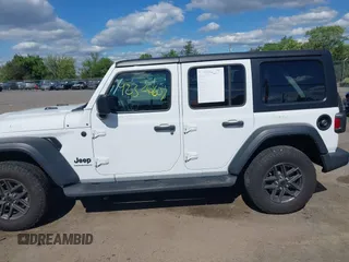 2024 Jeep Wrangler Sport S with VIN 1C4PJXDNXRW108968, listed as a IAAI auction lot 42326607 with 44,259 mi miles and . Bid and sale history available at DreamBid. Image 14.