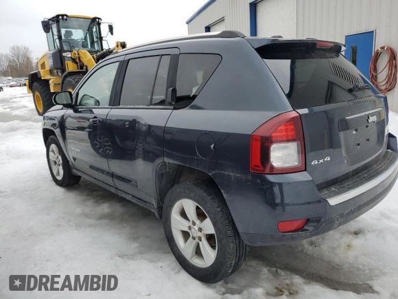 2015 Jeep Compass Latitude with VIN 1C4NJDEB2FD293082, listed as a Copart auction lot 45030955 with 147,275 mi miles and Salvage Title. Bid and sale history available at carsss.com. Image 2.