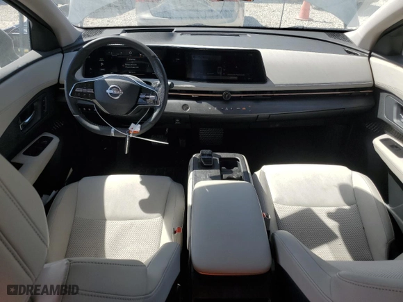 2023 Nissan ARIYA EVOLVE+ with VIN JN1DF0BB8PM710588, listed as a Copart auction lot 45968105 with 10,295 mi miles and Salvage Title. Bid and sale history available at carsss.com. Image 8.