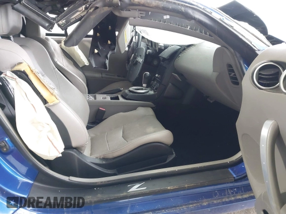 2005 Nissan 350Z Touring with VIN JN1AZ36A45M753058, listed as a IAAI auction lot 41563023 with 1 mi miles. Bid and sale history available at carsss.com. Image 5.