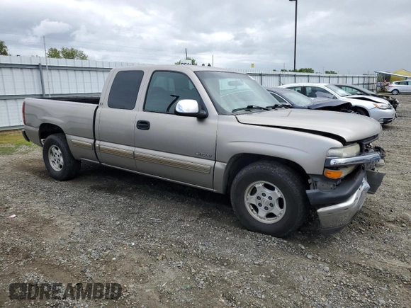 2001 Chevrolet Silverado 1500 LS with VIN 1GCEC19V01Z147398, listed as a Copart auction lot 50760265 with 279,535 mi miles and Salvage Title. Bid and sale history available at DreamBid. Image 4.