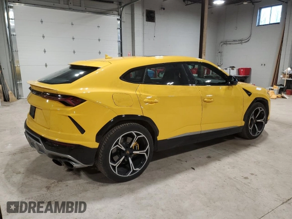 2019 Lamborghini Urus z VIN ZPBCA1ZL2KLA01075, wystawiony jako Copart lot #80477864 z przebiegiem 91 739 mil mil oraz Tytuł czysty. Historia ofert i sprzedaży dostępna na DreamBid. Obrazek 3.