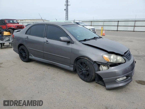 2007 Toyota Corolla CE with VIN 1NXBR32E67Z831073, listed as a Copart auction lot 54115235 with 253,281 mi miles and Salvage Title. Bid and sale history available at DreamBid. Image 4.