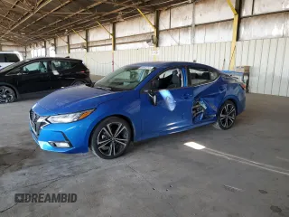 2021 Nissan Sentra SR z VIN 3N1AB8DV7MY327125, wystawiony jako Copart lot #59813715 z przebiegiem 24 576 mil mil oraz Szkoda całkowita • Salvage title. Historia ofert i sprzedaży dostępna na DreamBid. Obrazek 1.