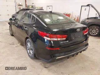 2019 Kia Optima LX with VIN 5XXGT4L31KG376856, listed as a IAAI auction lot 41427583 with 74,339 mi miles. Bid and sale history available at carsss.com. Image 3.