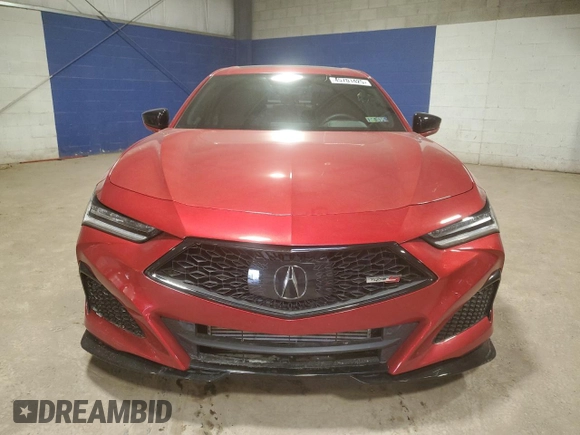 2023 Acura TLX Type S with VIN 19UUB7F06PA003888, listed as a Copart auction lot 45701425 with 4,368 mi miles and Salvage Title. Bid and sale history available at carsss.com. Image 5.