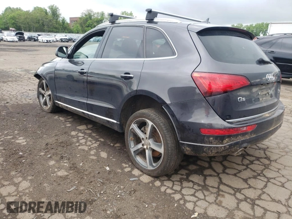 2016 Audi Q5 Premium Plus with VIN WA1CVAFP0GA059587, listed as a Copart auction lot 56533385 with 126,628 mi miles and Salvage title. Bid and sale history available at DreamBid. Image 2.