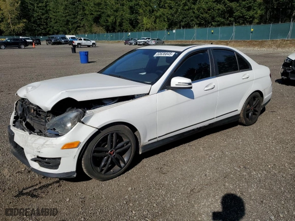 2013 Mercedes-Benz C-Class C 250 Sport with VIN WDDGF4HB5DA766824, listed as a Copart auction lot 53636845 with 187,374 mi miles and Clean Title. Bid and sale history available at carsss.com. Image 1.