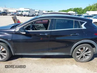 2017 Infiniti QX30 Luxury with VIN SJKCH5CR6HA019698, listed as a IAAI auction lot 42073881 with 99,549 mi miles. Bid and sale history available at carsss.com. Image 14.