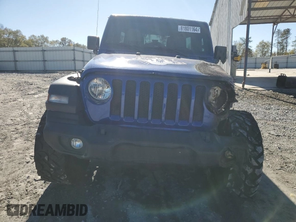 2018 Jeep Wrangler Unlimited Sport z VIN 1C4HJXDN6JW201107, wystawiony jako Copart lot #81801164 z przebiegiem 69 956 mil mil oraz Szkoda całkowita • Salvage title. Historia ofert i sprzedaży dostępna na DreamBid. Obrazek 5.