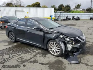 2013 Hyundai Azera with VIN KMHFH4JG0DA258021, listed as a Copart auction lot 49187915 with 141,798 mi miles and Salvage Title. Bid and sale history available at carsss.com. Image 4.