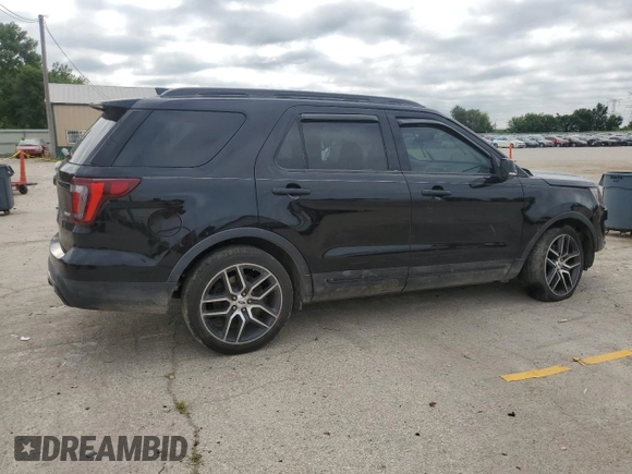2016 Ford Explorer Sport with VIN 1FM5K8GT3GGC55558, listed as a Copart auction lot 65275645 with 143,314 mi miles and Clean title. Bid and sale history available at DreamBid. Image 3.
