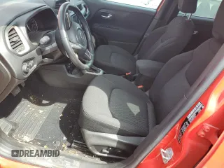 2017 Jeep Renegade Latitude with VIN ZACCJBBB6HPE38872, listed as a Copart auction lot 49325925 with 93,796 mi miles and Salvage Title. Bid and sale history available at carsss.com. Image 7.