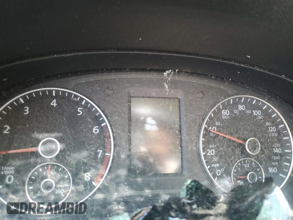 2012 Volkswagen Passat SE with VIN 1VWBP7A37CC100201, listed as a Copart auction lot 72813234 with Not provided miles and Salvage title. Bid and sale history available at DreamBid. Image 9.