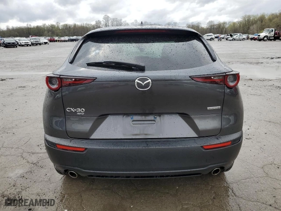 2020 Mazda CX-30 Preferred Package with VIN 3MVDMBDL4LM107090, listed as a Copart auction lot 53789765 with 33,704 mi miles and Salvage Title. Bid and sale history available at carsss.com. Image 6.