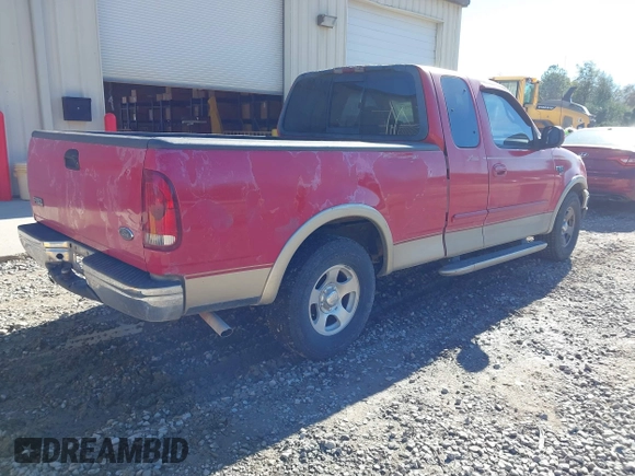 1999 Ford F-150 XL with VIN 1FTRX17LXXNA18592, listed as a IAAI auction lot 40929037 with 1 mi miles. Bid and sale history available at carsss.com. Image 4.