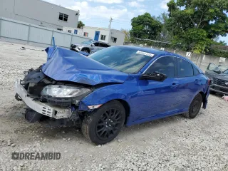 2018 Honda Civic Sedan LX with VIN 19XFC2F50JE020533, listed as a Copart auction lot 52881175 with 112,549 mi miles and Salvage Title. Bid and sale history available at carsss.com. Image 1.