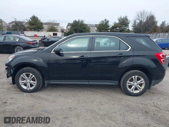 2017 Chevrolet Equinox LS with VIN 2GNALBEK6H1587846, listed as a IAAI auction lot 41612435 with 58,397 mi miles. Bid and sale history available at carsss.com. Image 14.