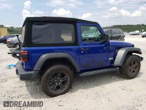 2020 Jeep Wrangler Willys with VIN 1C4GJXAN3LW335320, listed as a Copart auction lot 58863454 with 31,101 mi miles and Non repairable. Bid and sale history available at DreamBid. Image 3.