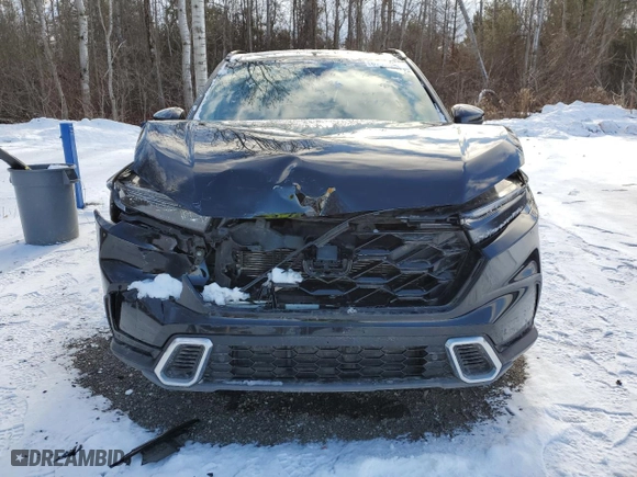 2023 Honda CR-V Hybrid Sport Touring with VIN 2HKRS6H92PH204979, listed as a Copart auction lot 87159494 with 135,916 mi miles and Salvage Title. Bid and sale history available at carsss.com. Image 5.
