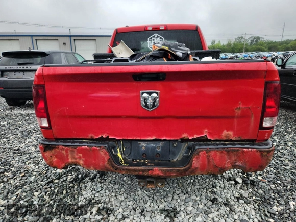 2013 Ram 1500 Express with VIN 1C6RR7FT2DS551216, listed as a Copart auction lot 62860985 with 185,506 mi miles and Clean title. Bid and sale history available at DreamBid. Image 6.