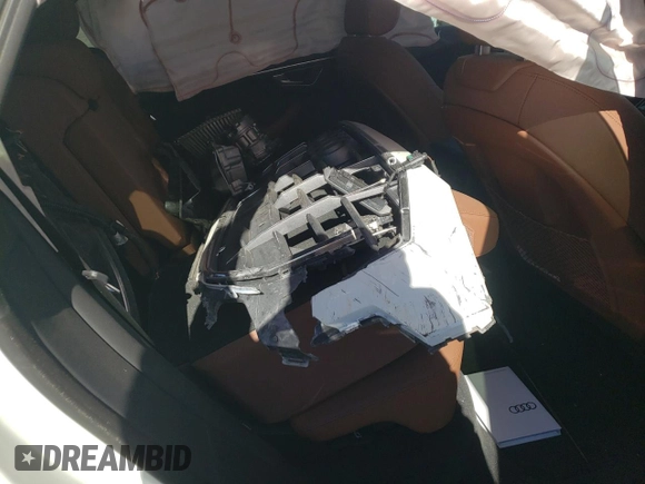 2023 Audi Q8 Premium with VIN WA1AVBF1XPD019640, listed as a Copart auction lot 67341524 with 7,426 mi miles and Salvage title. Bid and sale history available at DreamBid. Image 10.
