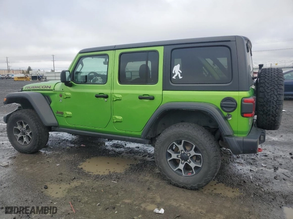 2019 Jeep Wrangler Unlimited Rubicon with VIN 1C4HJXFN8KW545049, listed as a Copart auction lot 41445415 with 57,744 mi miles and Salvage Title. Bid and sale history available at carsss.com. Image 2.