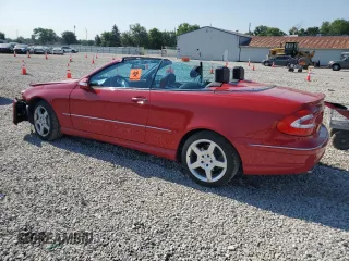2005 Mercedes-Benz CLK 500 with VIN WDBTK75J65F148366, listed as a Copart auction lot 63041965 with Not provided miles and Salvage title. Bid and sale history available at DreamBid. Image 2.
