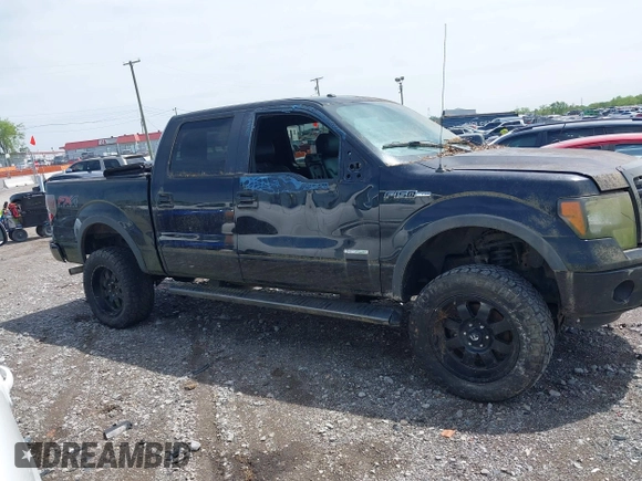 2012 Ford F-150 XL with VIN 1FTFW1ET5CFA41694, listed as a IAAI auction lot 42100124 with 136,416 mi miles. Bid and sale history available at carsss.com. Image 13.