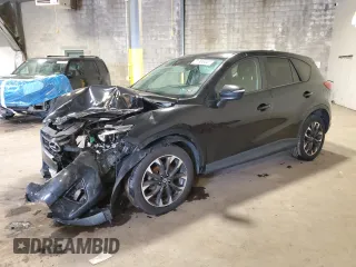 2016 Mazda CX-5 Grand Touring with VIN JM3KE4DY6G0725413, listed as a Copart auction lot 51985445 with 177,633 mi miles and Salvage Title. Bid and sale history available at carsss.com. Image 1.