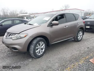 2012 Nissan Murano SL with VIN JN8AZ1MU2CW106582, listed as a IAAI auction lot 41485212 with 142,575 mi miles. Bid and sale history available at carsss.com. Image 2.