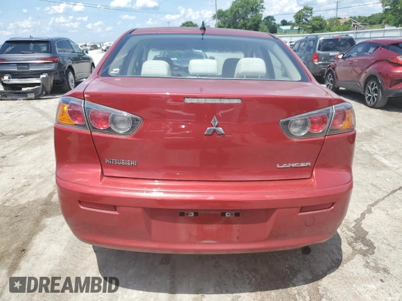 2014 Mitsubishi Lancer ES with VIN JA32U2FU4EU011407, listed as a Copart auction lot 55644954 with 191,722 mi miles and Salvage Title. Bid and sale history available at carsss.com. Image 6.