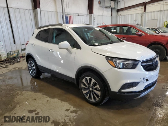 2021 Buick Encore Preferred with VIN KL4CJESBXMB328326, listed as a Copart auction lot 52178295 with 31,384 mi miles and Salvage Title. Bid and sale history available at carsss.com. Image 4.
