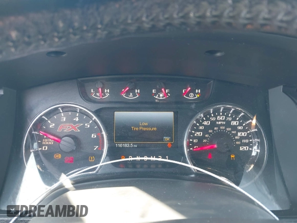 2013 Ford F-150 XL with VIN 1FTFW1EF0DFB98061, listed as a IAAI auction lot 41586726 with 116,183 mi miles. Bid and sale history available at carsss.com. Image 7.