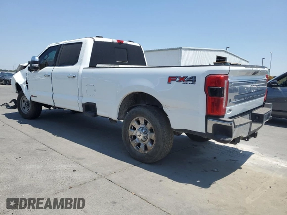 2023 Ford F-350 XL z VIN 1FT8W3BM3PED98143, wystawiony jako Copart lot #64438425 z przebiegiem Nie podano mil oraz Szkoda całkowita • Salvage title. Historia ofert i sprzedaży dostępna na DreamBid. Obrazek 2.