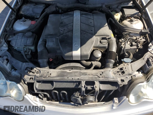 2005 Mercedes-Benz C 240 with VIN WDBRF81JX5F645284, listed as a Copart auction lot 55443325 with 133,627 mi miles and Salvage Title. Bid and sale history available at DreamBid. Image 11.