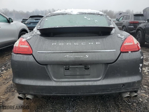2013 Porsche Panamera S Hybrid with VIN WP0AD2A75DL045178, listed as a Copart auction lot 44979575 with 94,550 mi miles and Salvage Title. Bid and sale history available at carsss.com. Image 6.