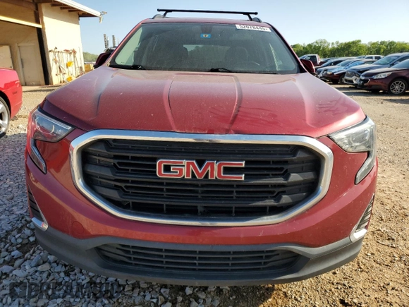 2018 GMC Terrain SLE with VIN 3GKALMEV3JL283400, listed as a Copart auction lot 52078445 with 216,117 mi miles and Salvage Title. Bid and sale history available at carsss.com. Image 5.