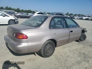 1998 Toyota Corolla VE with VIN 1NXBR18E9WZ035430, listed as a Copart auction lot 59362195 with Not provided miles and Salvage title. Bid and sale history available at DreamBid. Image 3.