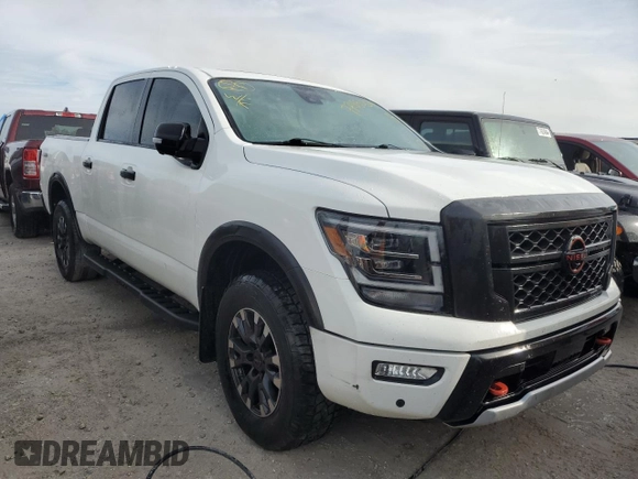 2023 Nissan Titan SV with VIN 1N6AA1ED9PN100532, listed as a Copart auction lot 77188054 with 51,100 mi miles and Non repairable. Bid and sale history available at DreamBid. Image 4.