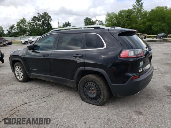 2019 Jeep Cherokee Latitude with VIN 1C4PJLCX7KD331871, listed as a Copart auction lot 59685665 with 90,787 mi miles and Salvage title. Bid and sale history available at DreamBid. Image 2.