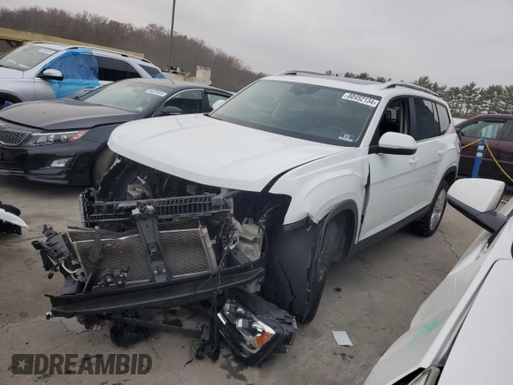 2019 Volkswagen Atlas SE z VIN 1V2UR2CA0KC589297, wystawiony jako Copart lot #80452134 z przebiegiem 95 573 mil mil oraz Szkoda całkowita • Salvage title. Historia ofert i sprzedaży dostępna na DreamBid. Obrazek 1.