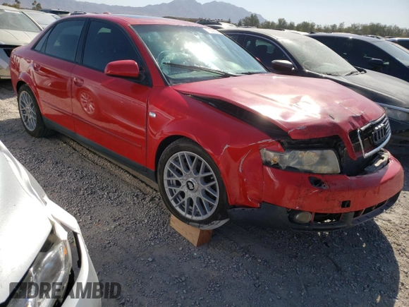 2004 Audi A4 1.8T with VIN WAULC68E44A027691, listed as a Copart auction lot 76308064 with 114,236 mi miles and Salvage Title. Bid and sale history available at carsss.com. Image 4.