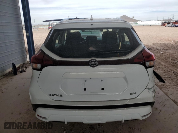 2024 Nissan Kicks SV with VIN 3N1CP5CVXRL483397, listed as a Copart auction lot 47669215 with 8,144 mi miles and Salvage Title. Bid and sale history available at carsss.com. Image 6.