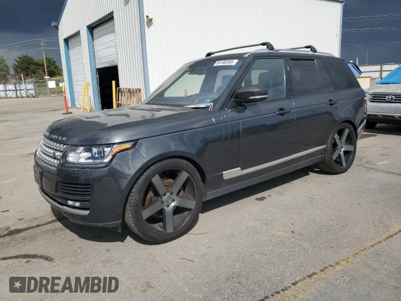 2016 Land Rover Range Rover HSE with VIN SALGS2KF8GA305278, listed as a Copart auction lot 56180355 with 128,205 mi miles and Clean title. Bid and sale history available at DreamBid. Image 1.