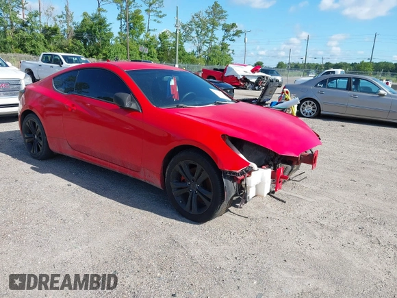 2010 Hyundai Genesis Coupe with VIN KMHHT6KD8AU030060, listed as a IAAI auction lot 42689065 with 150,746 mi miles and . Bid and sale history available at DreamBid. Image 1.